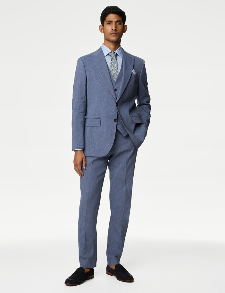 Tailored Fit Italian Linen Miracle™ Suit 1 of 6