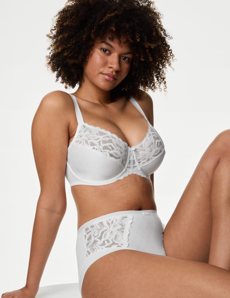 Wildblooms Minimiser Full Cup Bra Set C-H 1 of 4