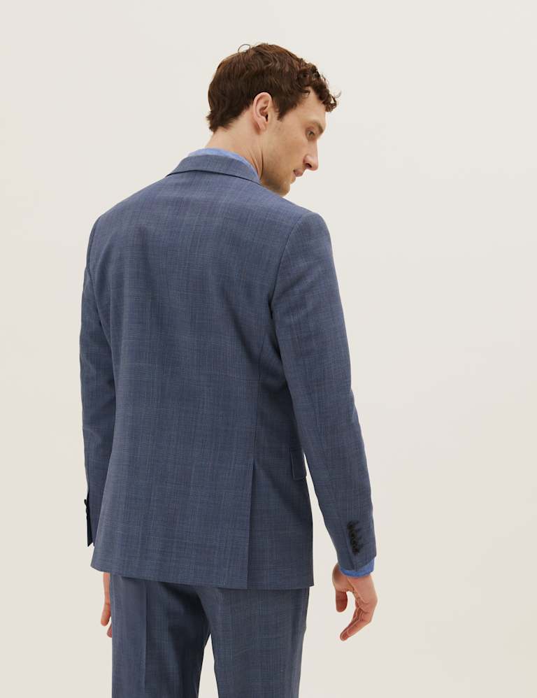 Tailored Fit Wool Rich Check Suit 3 of 6