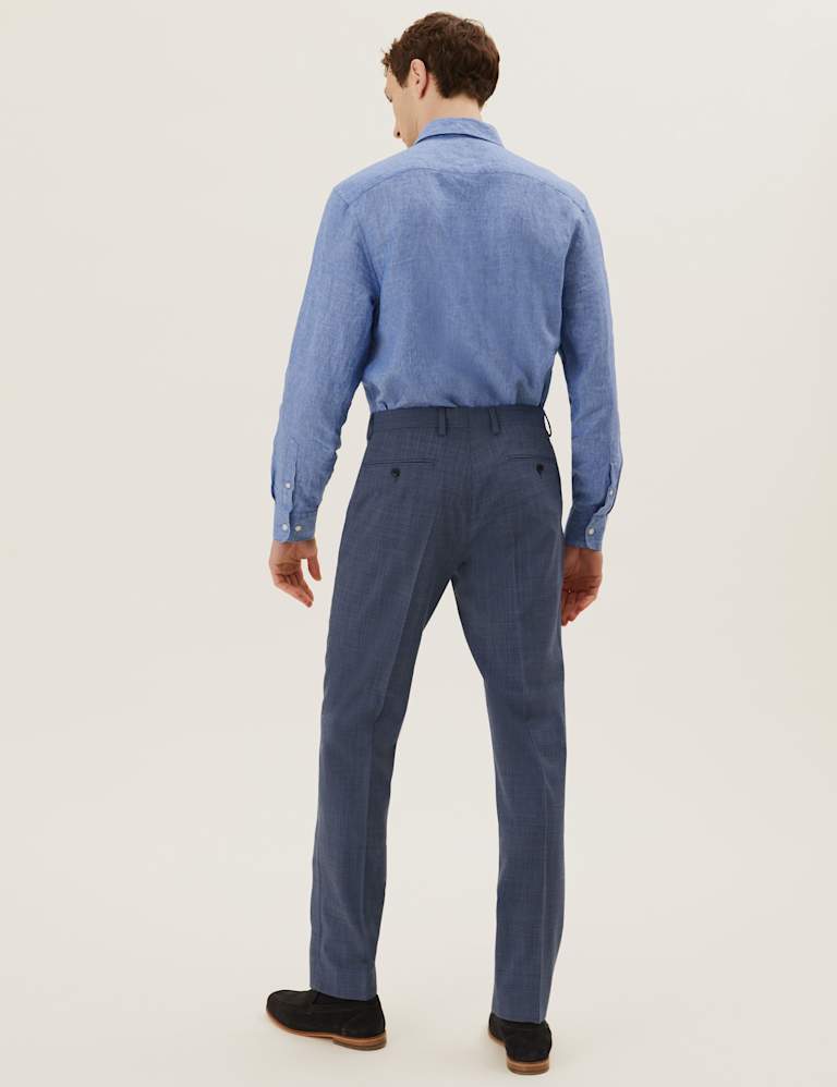 Tailored Fit Wool Rich Check Suit 5 of 6