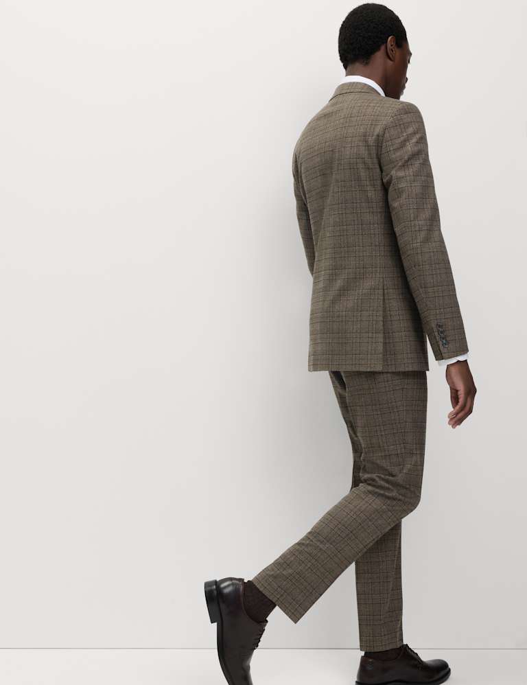 Slim Fit Check Suit 3 of 6