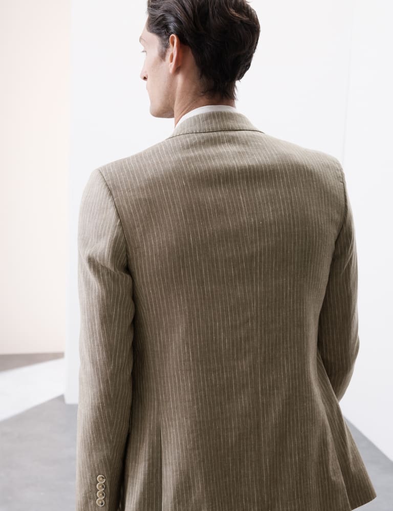 2 Piece Tailored Fit Italian Miracle Linen™ Suit 4 of 6