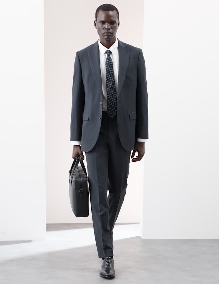 2 Piece Tailored Fit Performance Suit 1 of 6