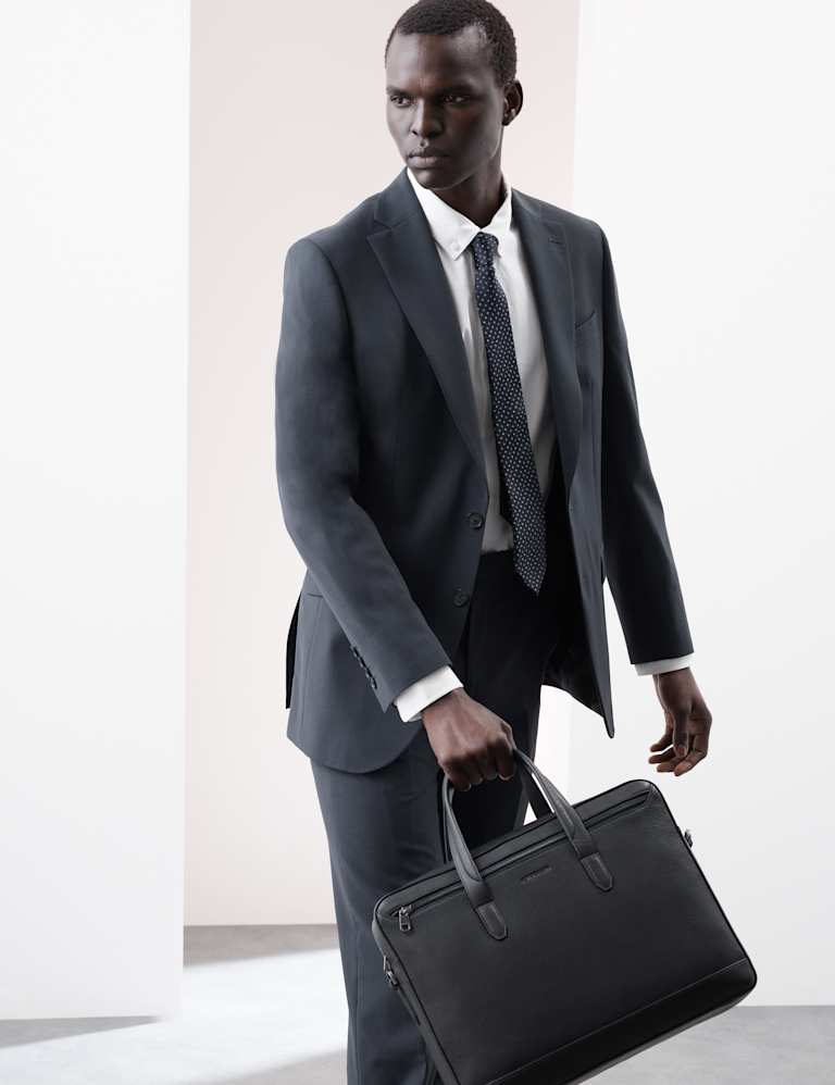 2 Piece Tailored Fit Performance Suit 2 of 6