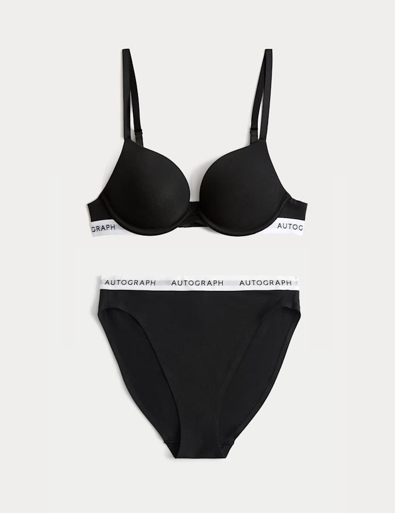 Lille Wired Push-Up Plunge Bra Set A-E 2 of 6