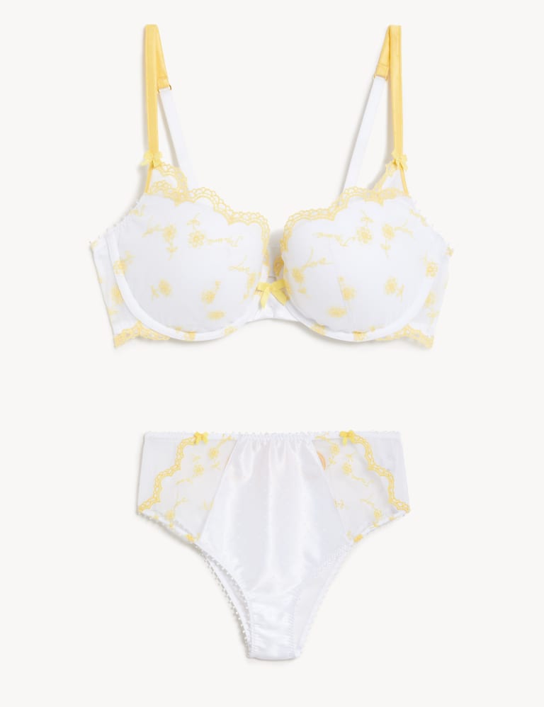 Evaline Push-Up Balcony Bra Set A-E 2 of 6