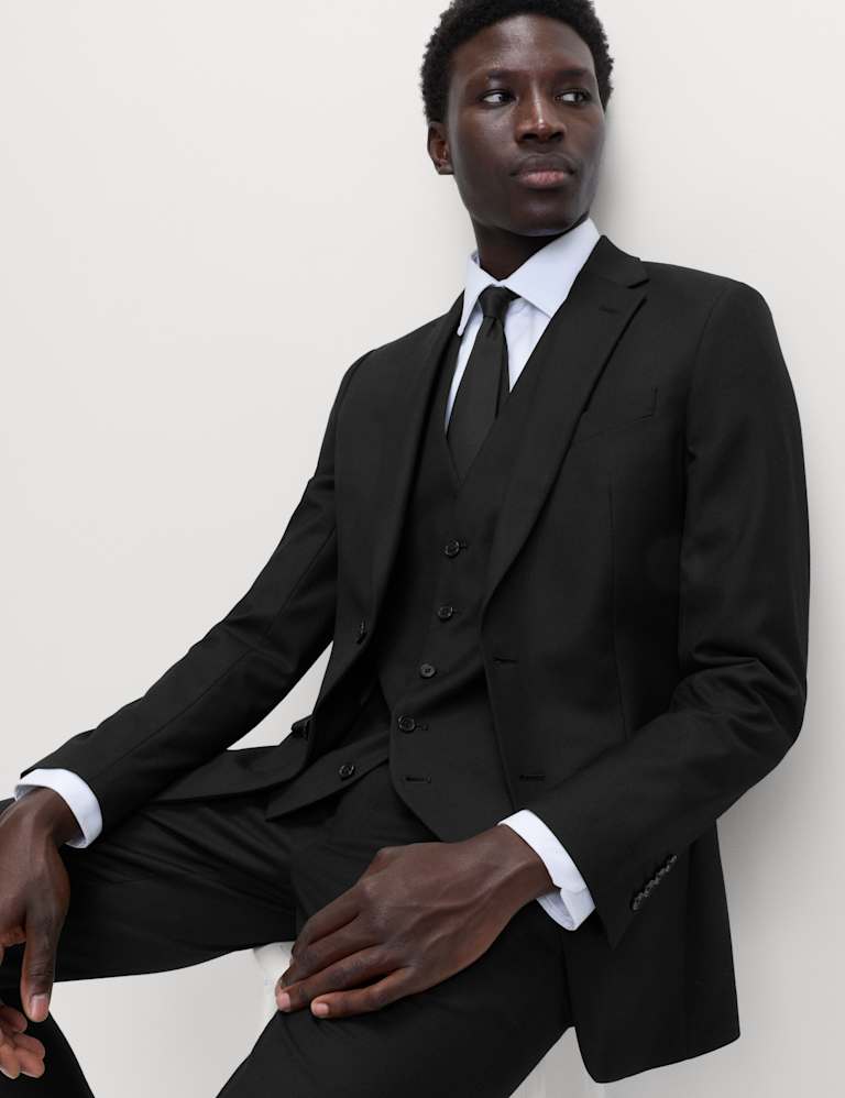 3 Piece Slim Fit Stretch Suit 2 of 6