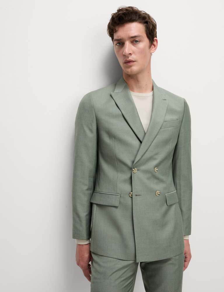 2 Piece Slim Fit Double Breasted Suit 2 of 6