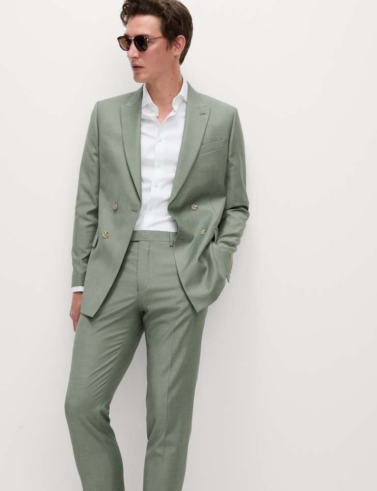 Slim Fit Double Breasted Suit 5 of 6