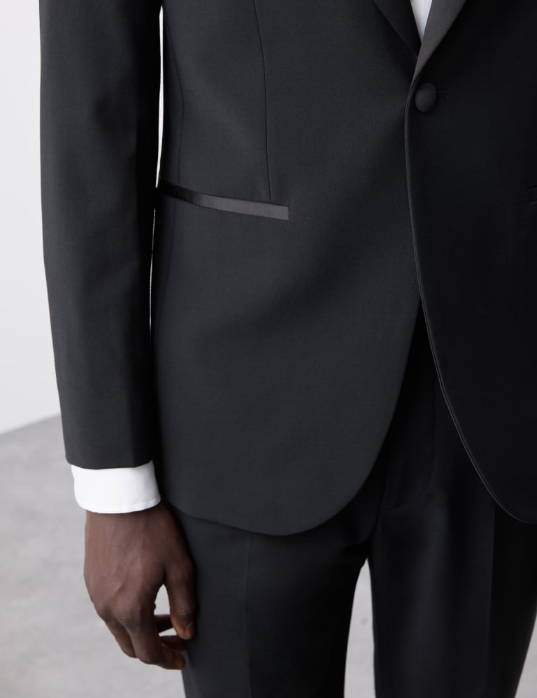 Tailored Fit Wool Blend Tuxedo Suit 6 of 6