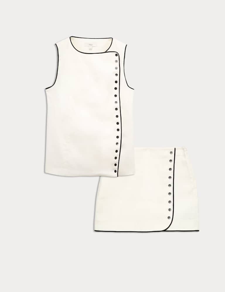 Piping Waistcoat & Skirt Set 2 of 6