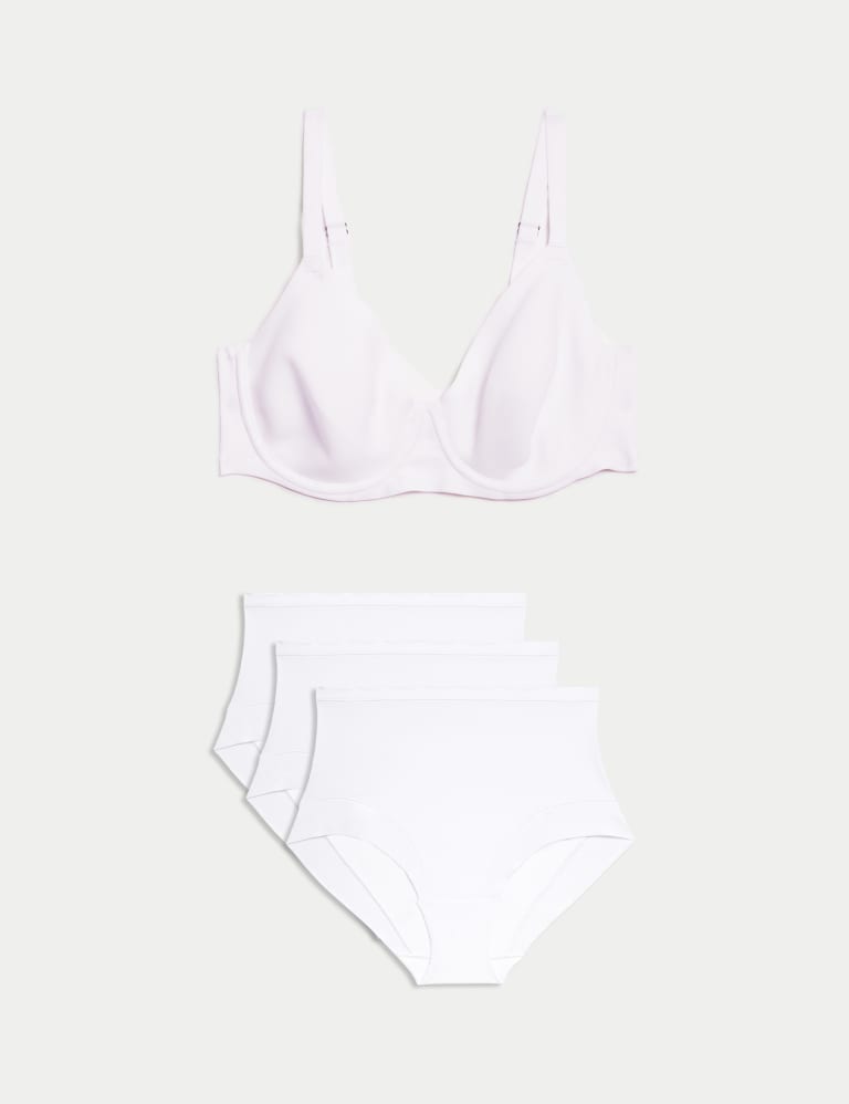 Flexifit™ Invisible Wired Full-cup Bra Set A-E 2 of 6
