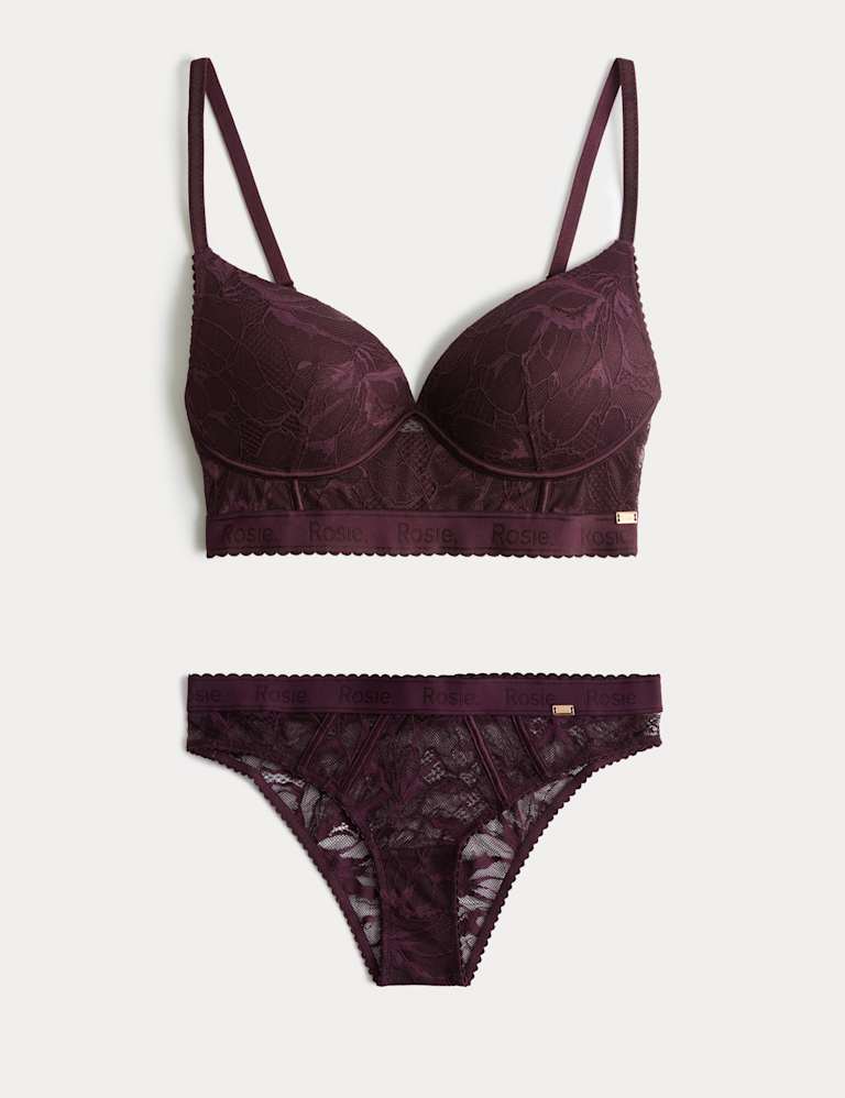 LaceWear Non Wired Plunge Bra Set A-E 2 of 6