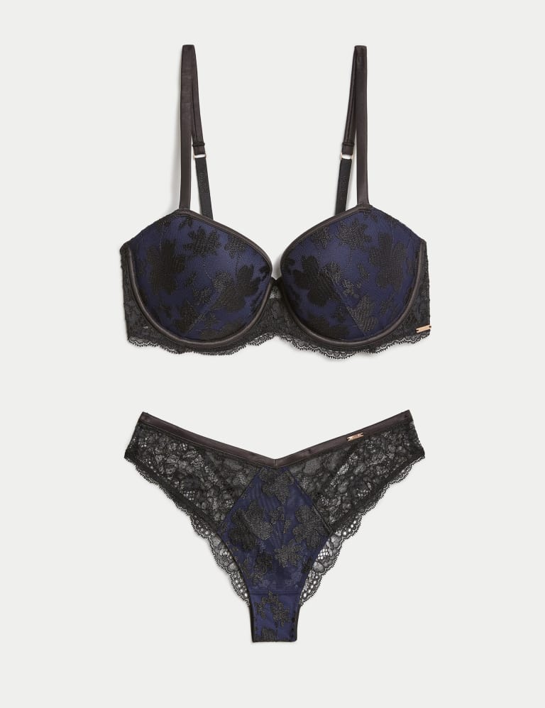 Cosmos Wired Push Up Balcony Bra Set 2 of 6