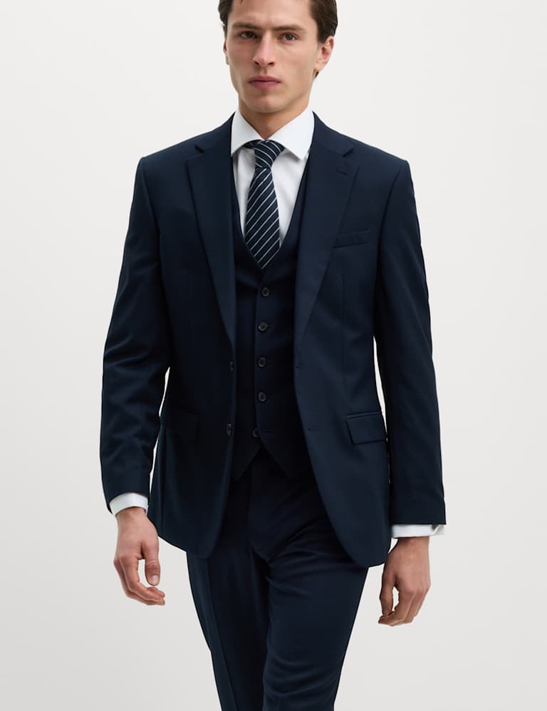 3 Piece Regular Fit Stretch Suit 1 of 6