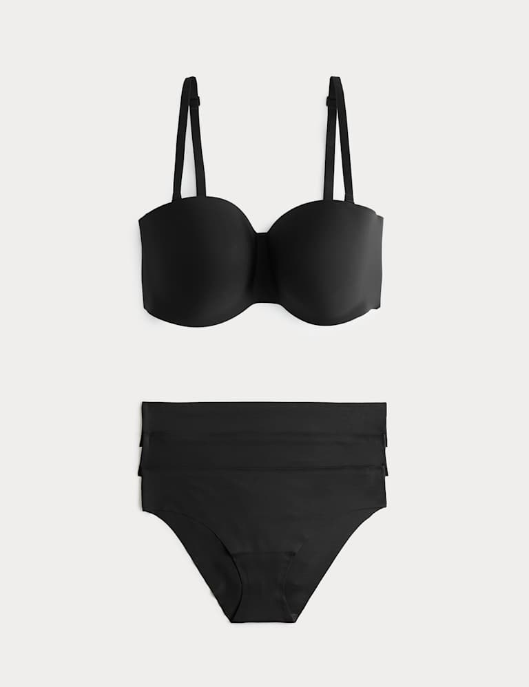 Body Invisibles™ Non Wired Strapless Bra Set A-E 2 of 6