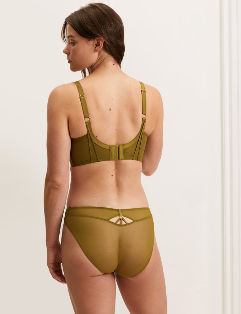 Amalfi Embroidery Wired Longline Bra Set F-H 4 of 6
