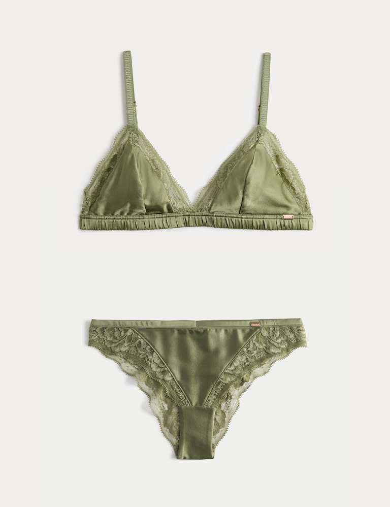 Silk Non Wired Bralette Set A-E 2 of 6