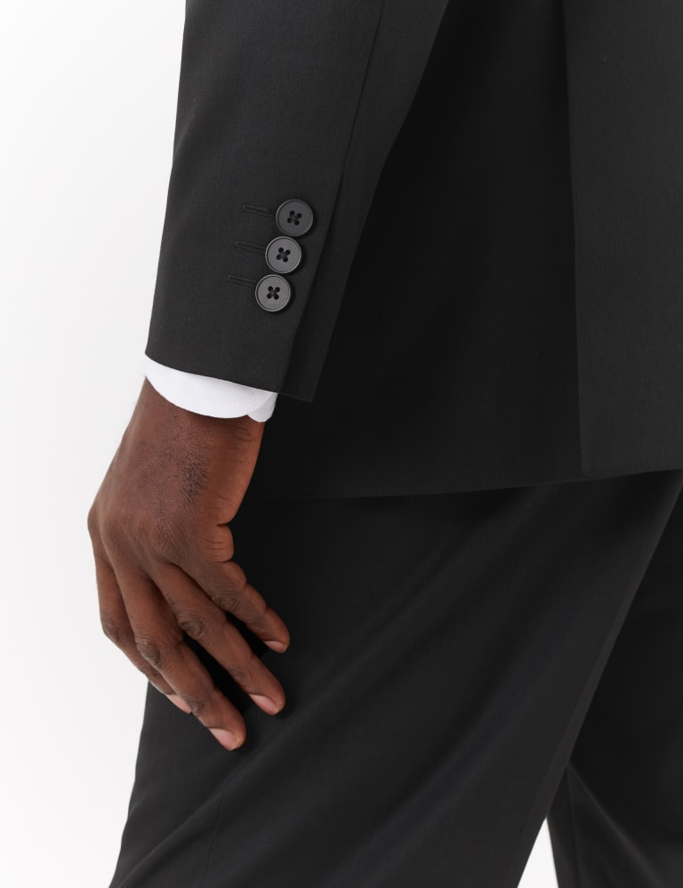 Big & Tall Black Regular Fit Suit 6 of 7