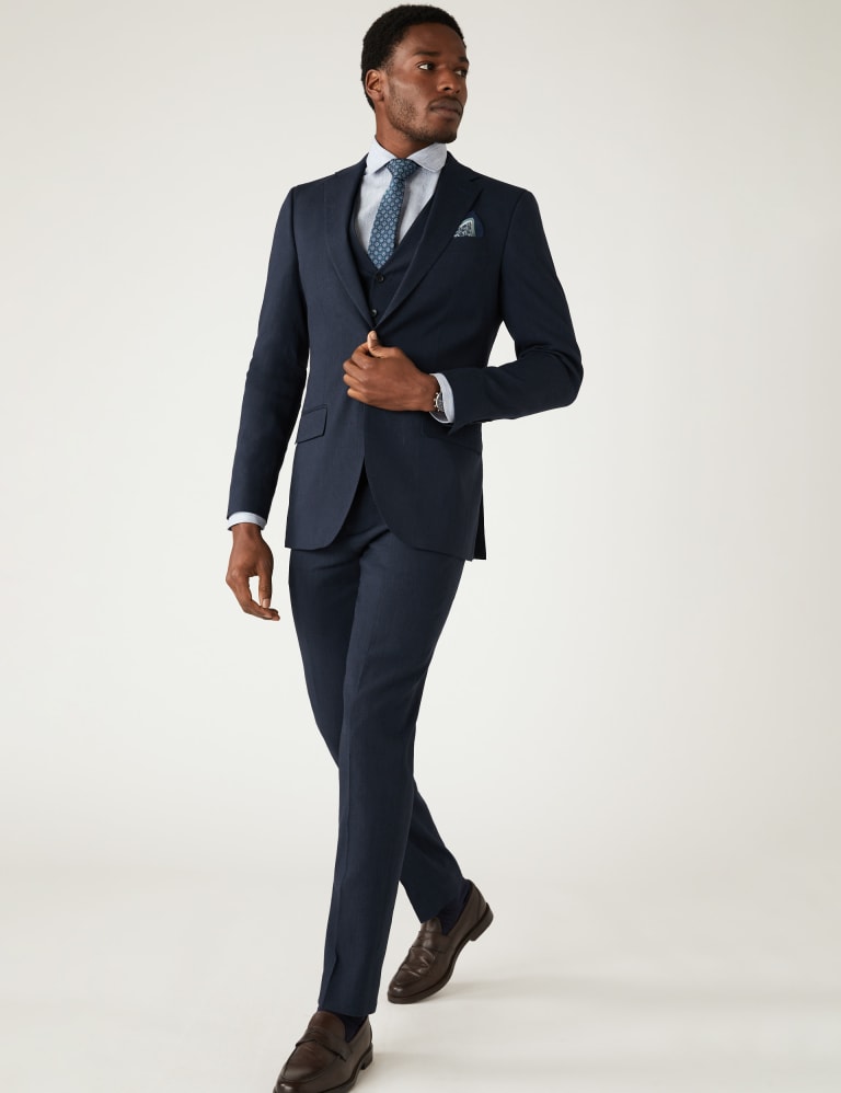 Slim Fit Italian Linen Miracle™ Suit 1 of 6