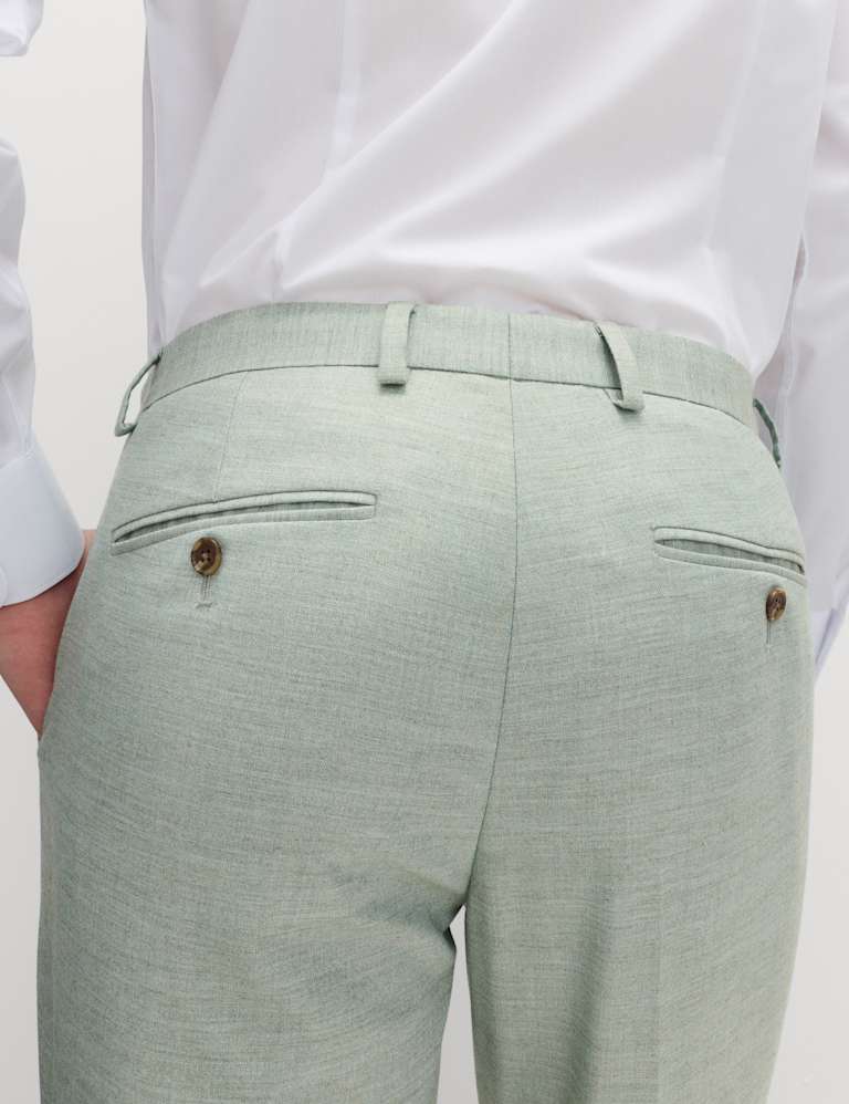 3 Piece Slim Fit Textured Stretch Suit 6 of 6