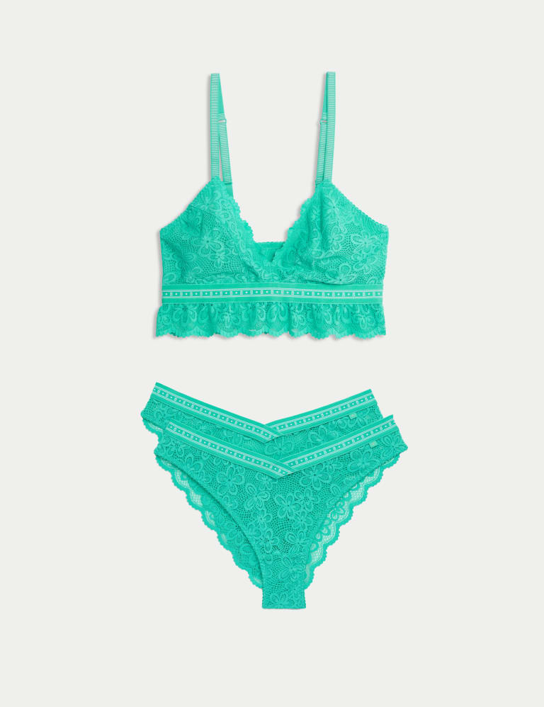 Cleo Lace Non Wired Bralette Set A-E 2 of 6