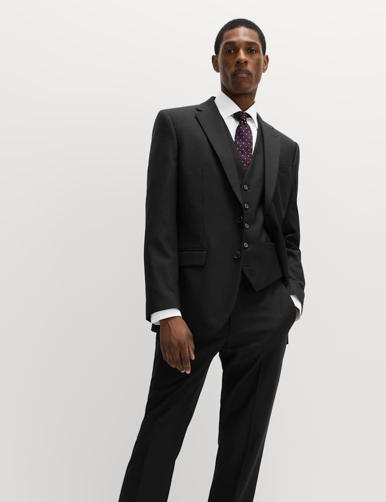 3 Piece Regular Fit Stretch Suit 1 of 6
