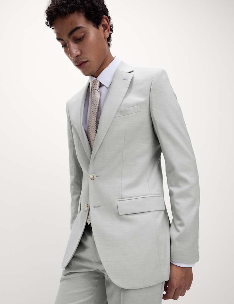 3 Piece Slim Fit Stretch Suit 2 of 6