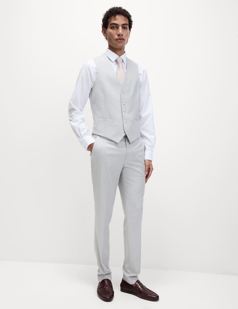 3 Piece Slim Fit Stretch Suit 5 of 6