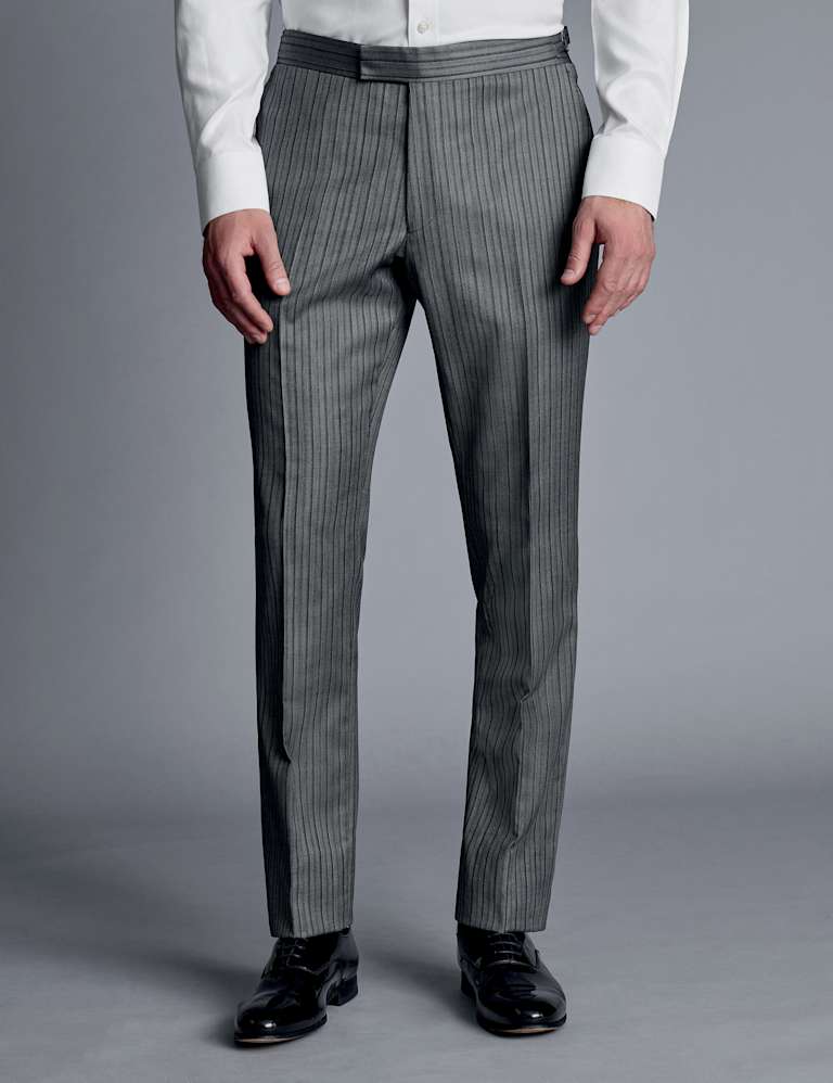 Slim Fit Herringbone Morning Suit 2 of 6