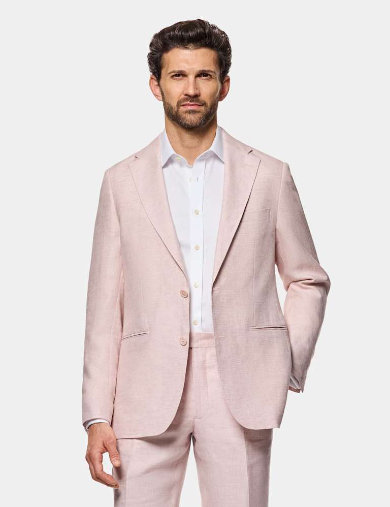 Tailored Fit Pure Linen Suit 1 of 6