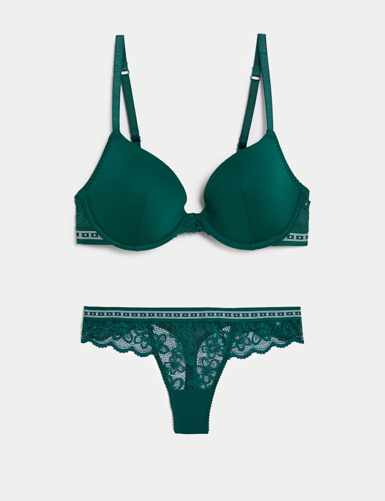 Cleo Wired Plunge Bra Set  A-E 2 of 6