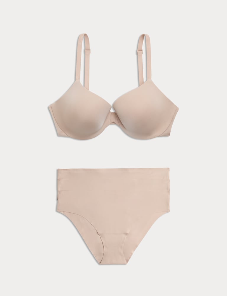 Body Invisibles™ Padded Wired Demi Cup Bra Set A–E 2 of 6