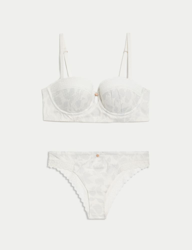 Delphine Wired Balcony Bra With Cotton Set A-E 2 of 6