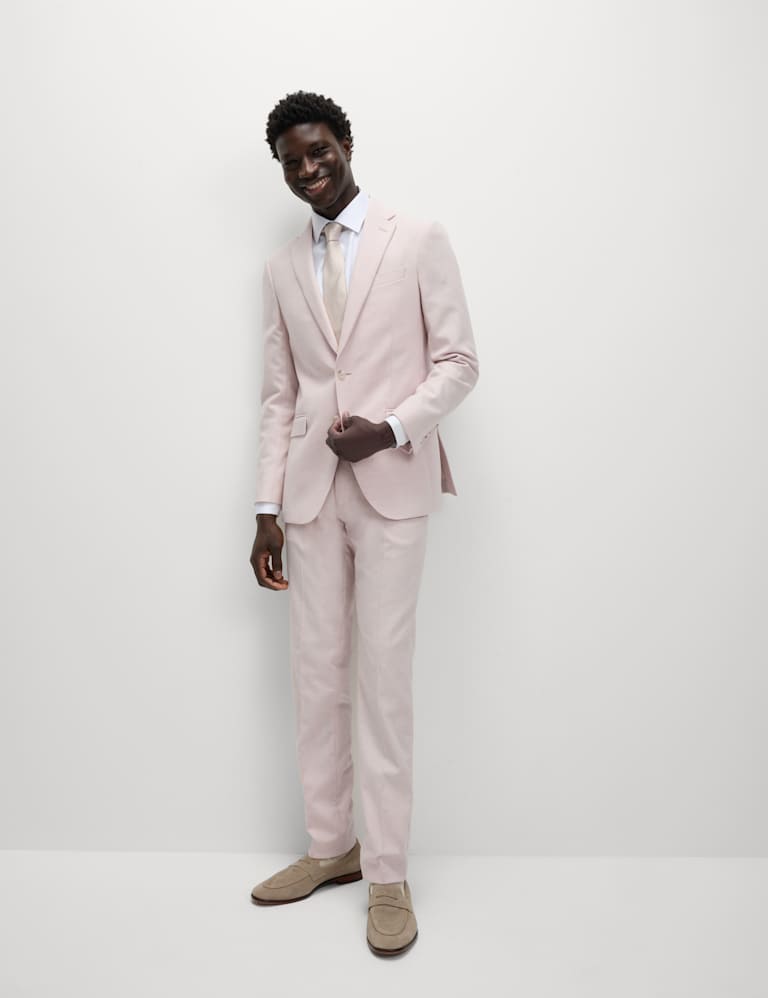 2 Piece Tailored Fit Wool Rich Tweed Suit 3 of 6