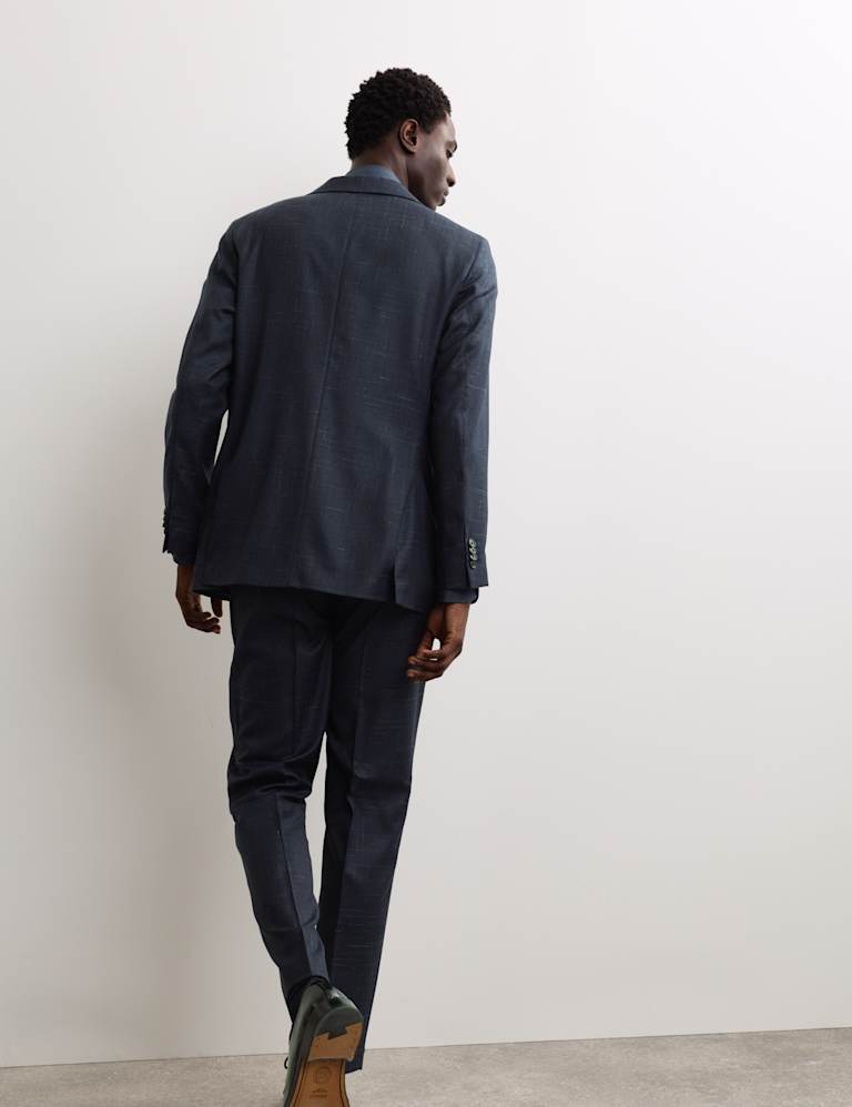 2 Piece Tailored Fit Wool Rich Suit 3 of 6