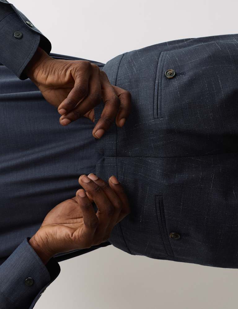 2 Piece Tailored Fit Wool Rich Suit 6 of 6