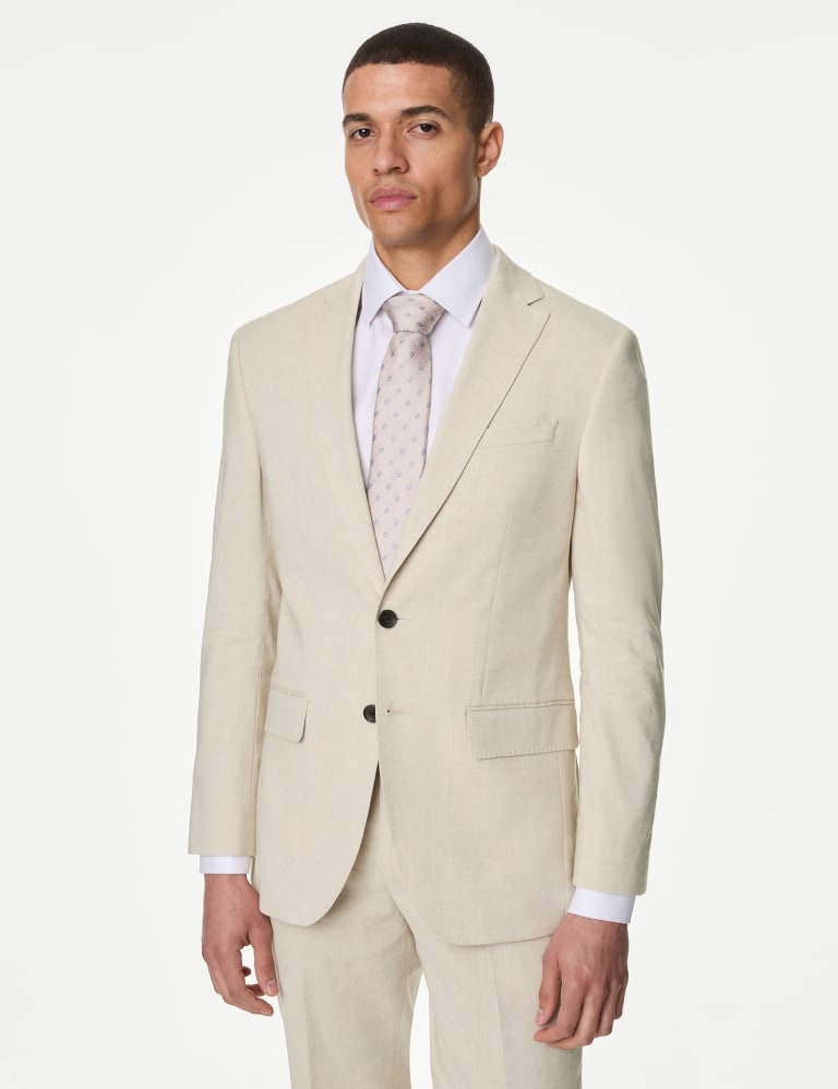 Tailored Fit Italian Linen Miracle™ Suit 2 of 7