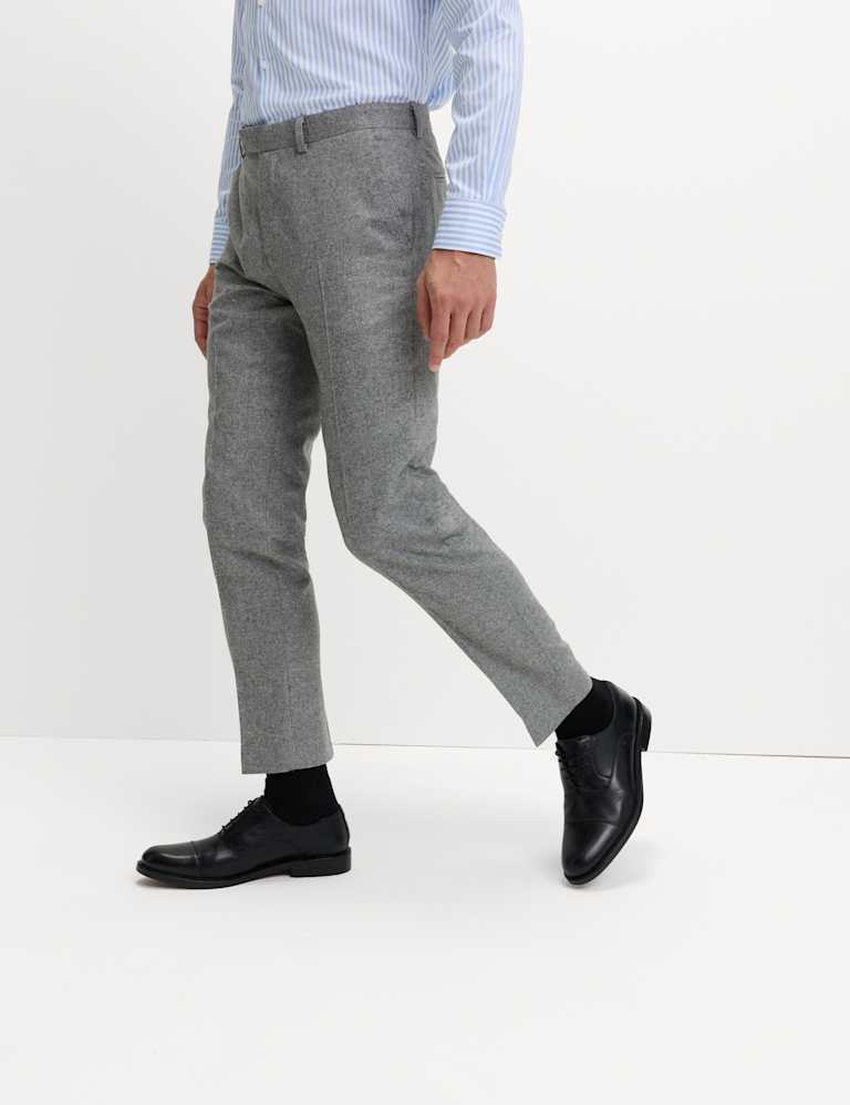 2 Piece Tailored Fit Wool Rich Tweed Suit 5 of 6