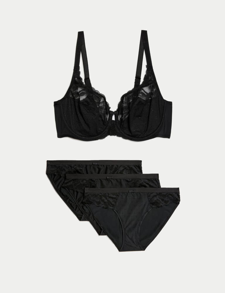 Wild Blooms Wired Full Cup Bra Set A-E 2 of 6