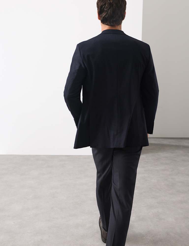 2 Piece Tailored Fit Italian Wool Blend Performance Suit 3 of 6