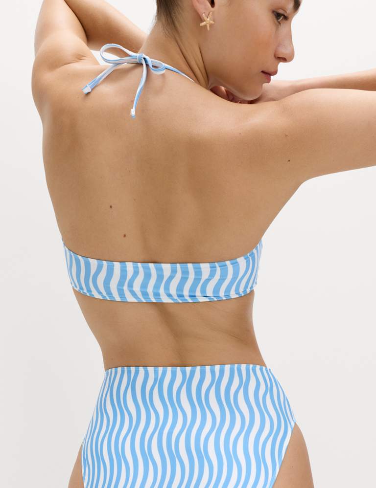 Printed Bandeau Bikini Set 4 of 6