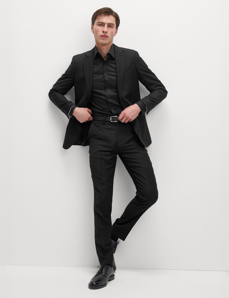 2 Piece Slim Fit Pure Wool Suit 1 of 6