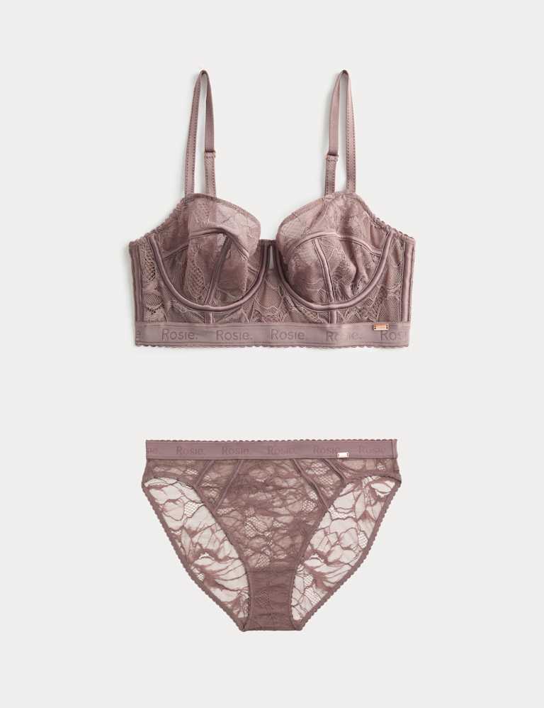 Lacewear Wired Longline Balcony Bra Set A-E 2 of 6