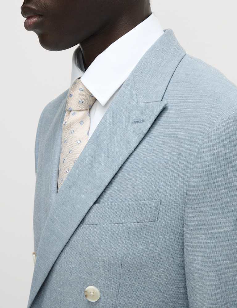 3 Piece Slim Fit Double Breasted Suit 6 of 6