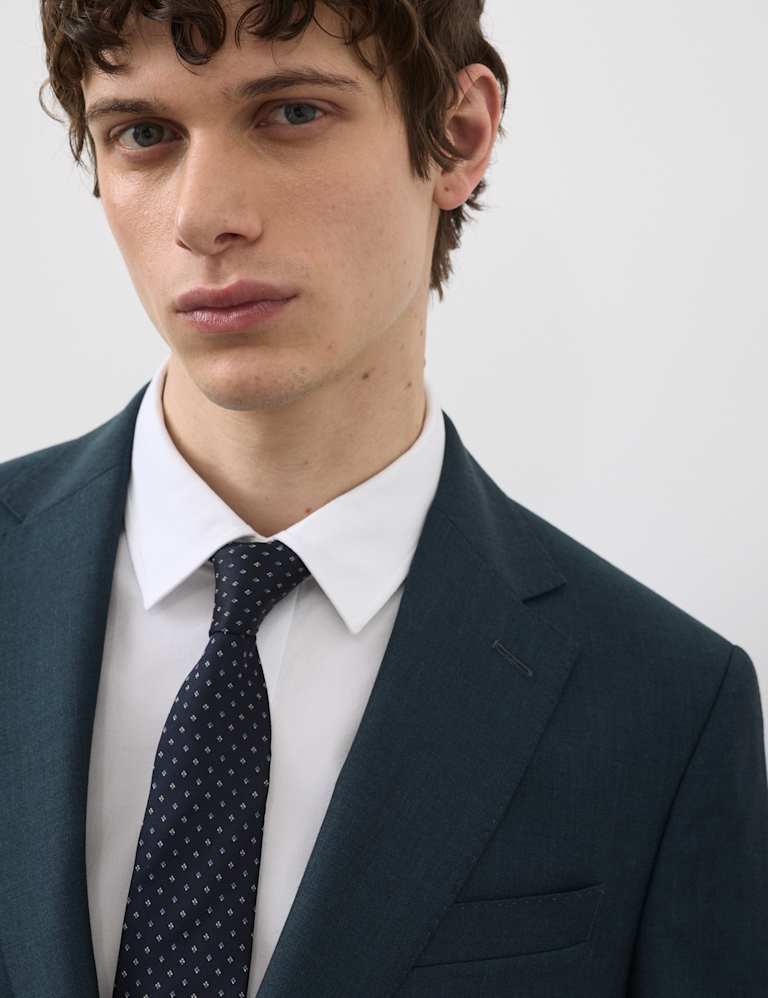 2 Piece Tailored Fit Wool Rich Suit 6 of 6