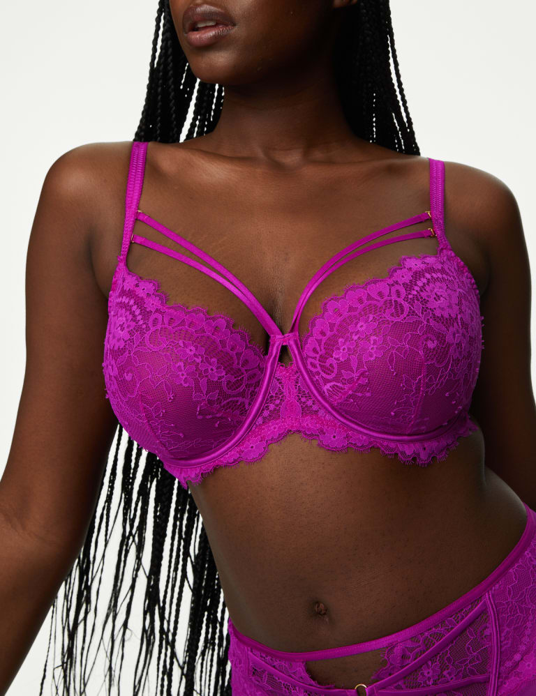 Blanca Lace Wired Balcony Bra Set A-E 3 of 6