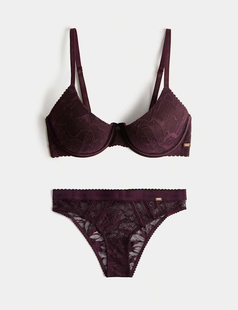 LaceWear Wired Demi Cup Bra Set A-E 2 of 6