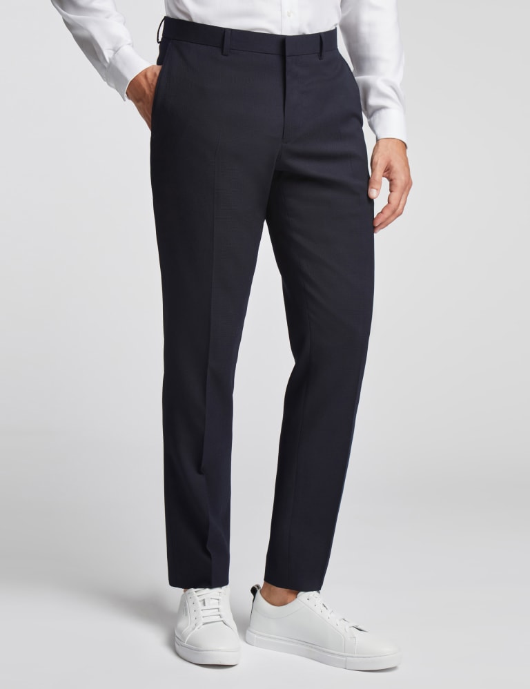 Slim Fit Wool Rich Textured Jacket Suit 4 of 6
