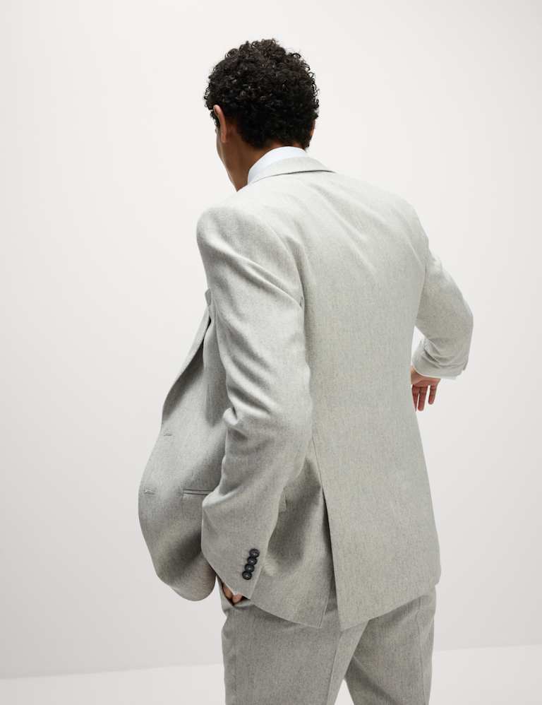 3 Piece Tailored Fit Wool Rich Tweed Suit 4 of 6